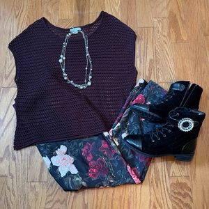 Open Crochet Sleeveless Top
